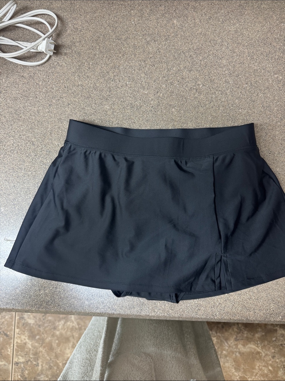 NWT black swim skirt